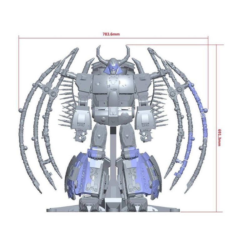 Unicron Prototype Images and Figure Details on War For Cybertron